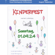 Evgl.Kirchengemeinde-Essen-Bedingrade-Schoenebeck-Gemeindebrief August September 2024