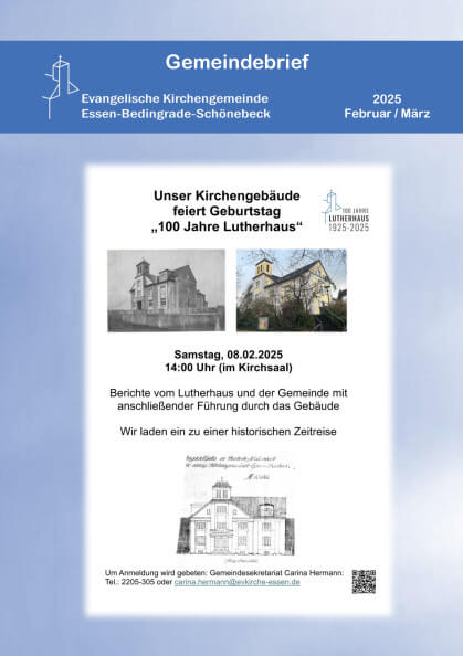 Evgl.Kirchengemeinde-Essen-Bedingrade-Schoenebeck-Gemeindebrief-Feb-Maerz-2025