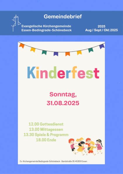 Evgl.Kirchengemeinde-Essen-Bedingrade-Schoenebeck-Gemeindebrief-Aug-Sept-Okt-2025