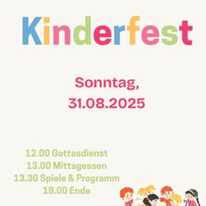 Evgl.Kirchengemeinde-Essen-Bedingrade-Schoenebeck-Kinderfest-Plakat-2025