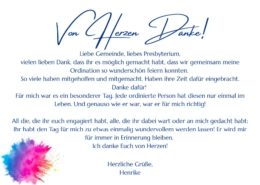 Evgl.Kirchengemeinde-Essen-Bedingrade-Schoenebeck-Kratz-Danksagung-Ordination