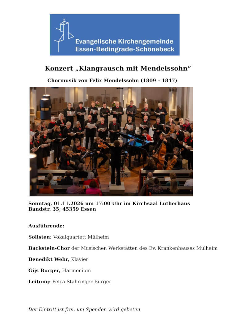 Evgl.Kirchengemeinde-Essen-Bedingrade-Schoenebeck-Chorkonzert_Mendelssohn_2026.